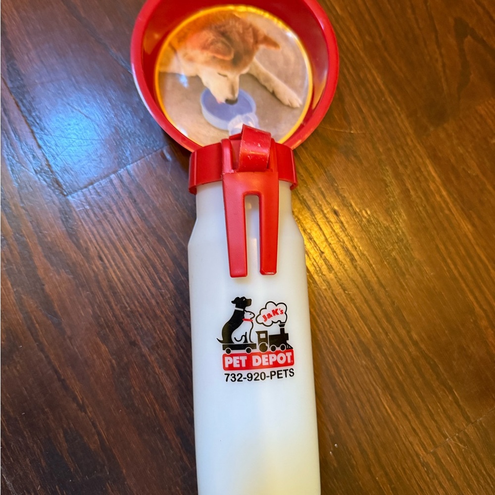 Pet Depot Red and White Portable Pet Water Bottle